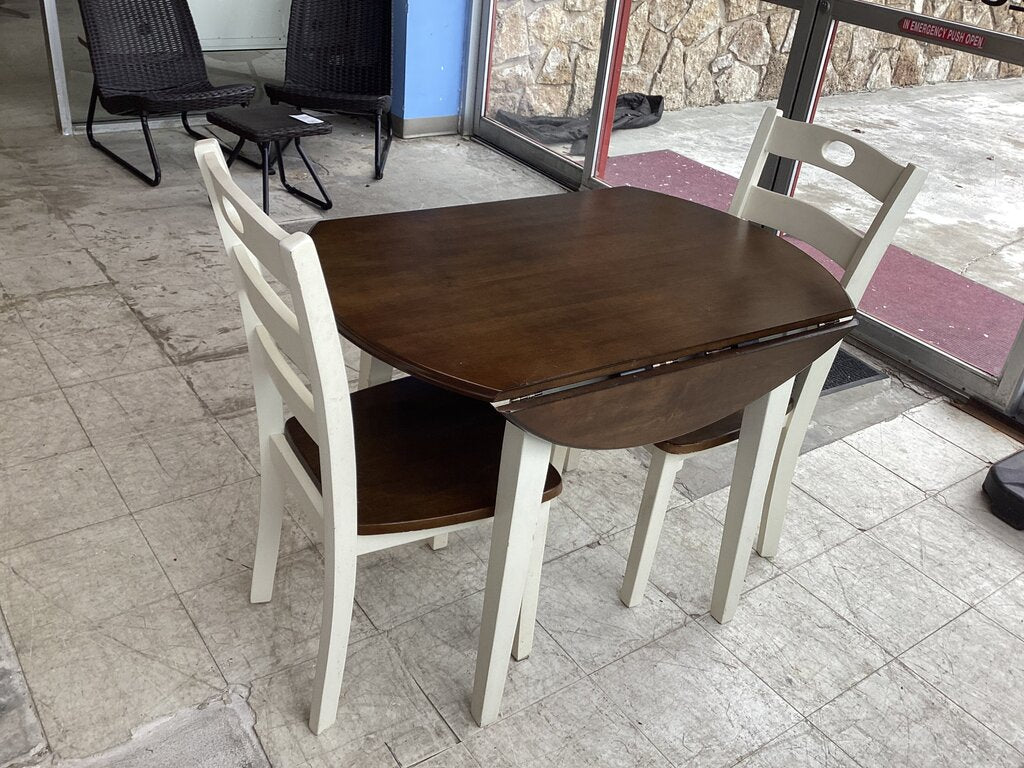 85358 - Ashley Woodanville 3pc Drop Leaf Dinette 40x30