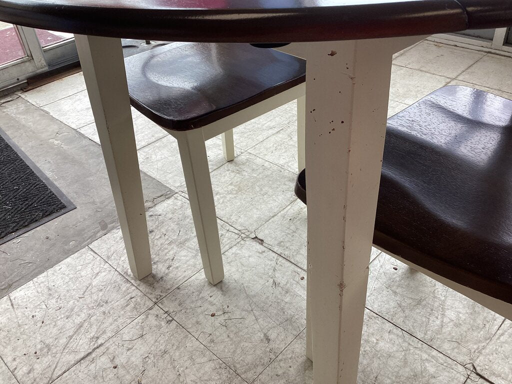 85358 - Ashley Woodanville 3pc Drop Leaf Dinette 40x30