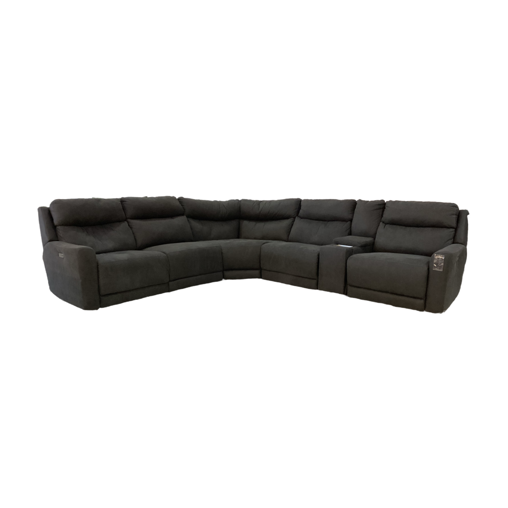 85379 - Southern Social Club Power 6pc Sectional 120x138x40