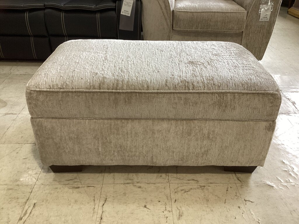Ritz Taupe Storage Ottoman 40x24x18 (12506-5864)