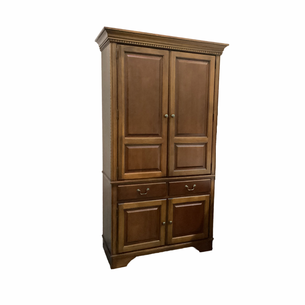 85425 - Solid Wood Cherry Multi Purpose Storage Cabinet 40x19x80