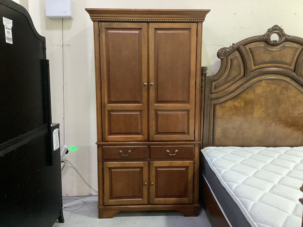 85425 - Solid Wood Cherry Multi Purpose Storage Cabinet 40x19x80