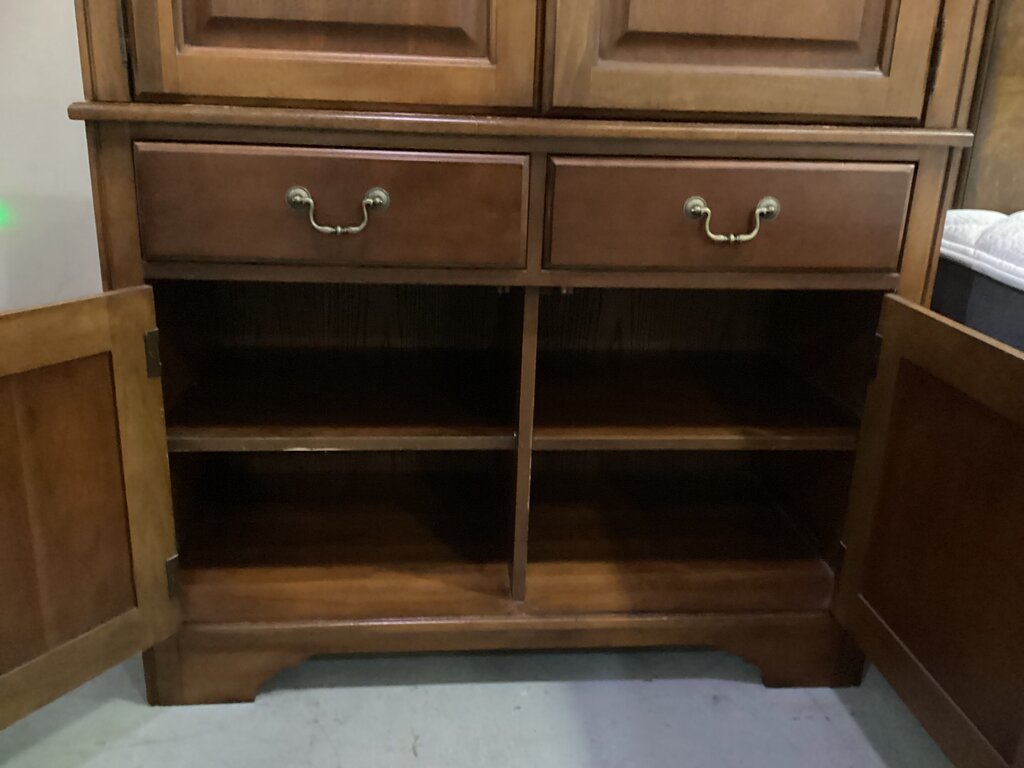 85425 - Solid Wood Cherry Multi Purpose Storage Cabinet 40x19x80