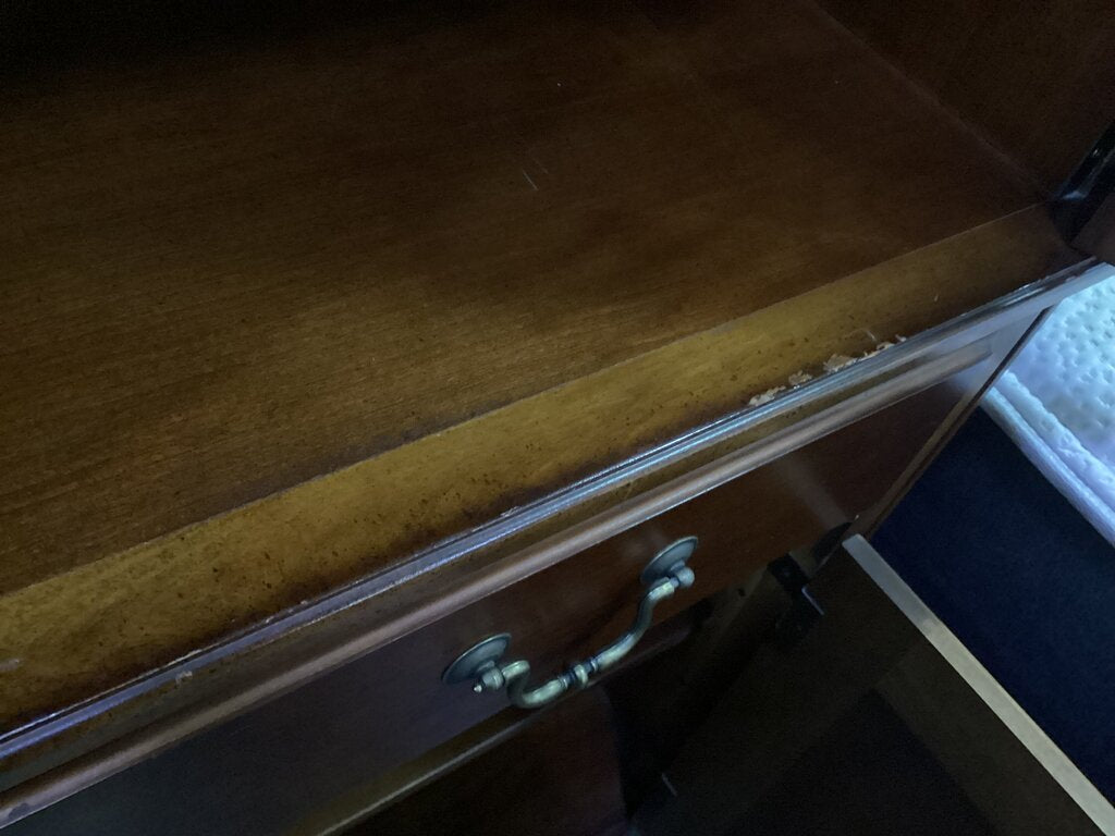 85425 - Solid Wood Cherry Multi Purpose Storage Cabinet 40x19x80