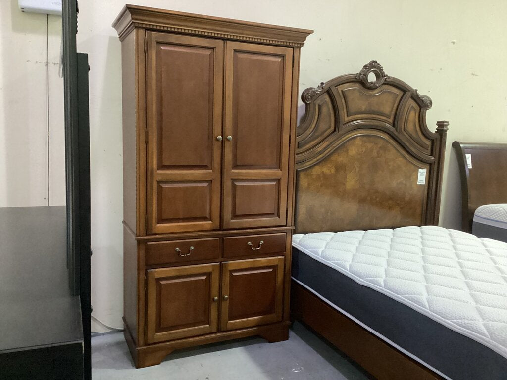 85425 - Solid Wood Cherry Multi Purpose Storage Cabinet 40x19x80