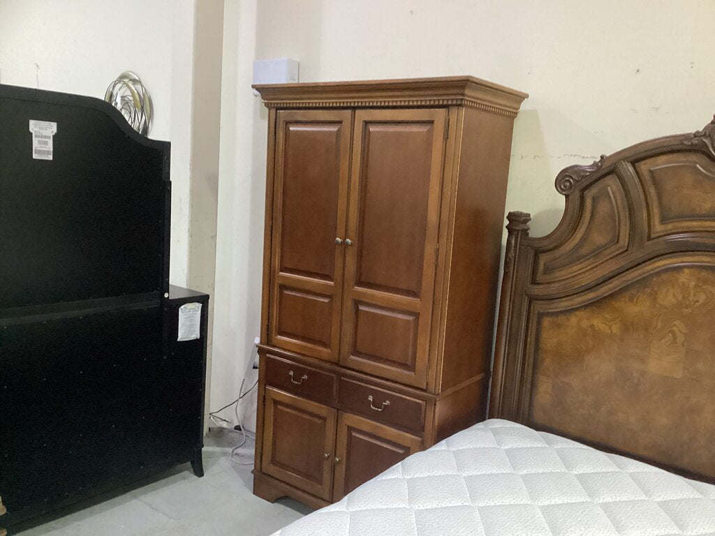 85425 - Solid Wood Cherry Multi Purpose Storage Cabinet 40x19x80