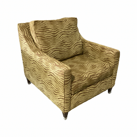 85408 Miles Talbolt Tiger Striped Katie Chair 32x37x34