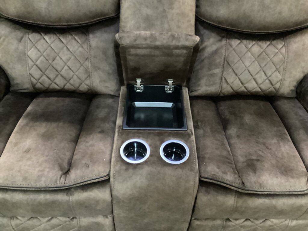 Silverado Brown NEW Motion Loveseat 75x34x40 (660321)