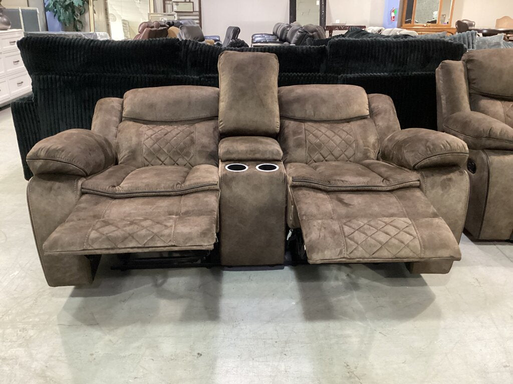 Silverado Brown NEW Motion Loveseat 75x34x40 (660321)