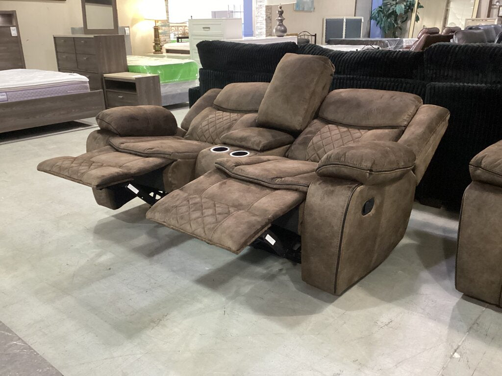 Silverado Brown NEW Motion Loveseat 75x34x40 (660321)