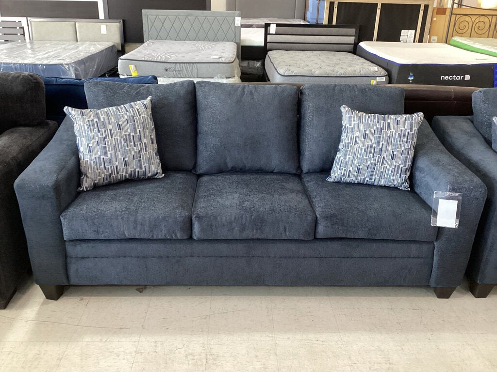 Hershey Navy NEW Sofa 84x35x39 (4700-06S)