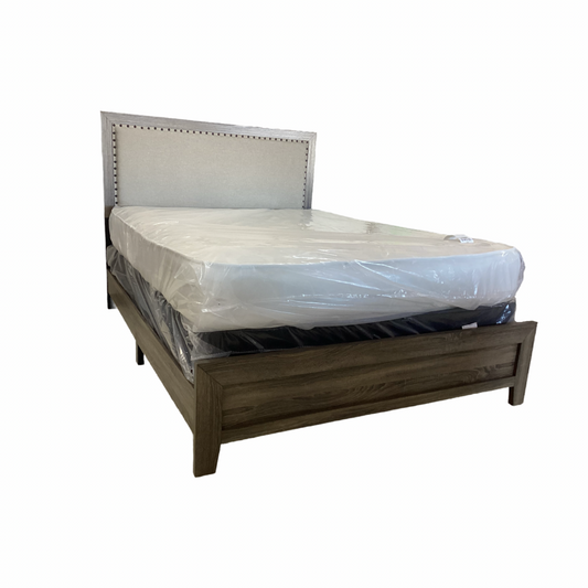 Millie NEW Upholstery Gray Queen Bed Frame 63x84x52 (B9205-Q)