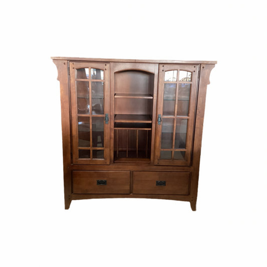 85498 Broyhill China Hutch 55x18x56
