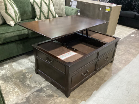 85516 - Lift Top Storage Coffee Table w/6 Drawers 50x28x19