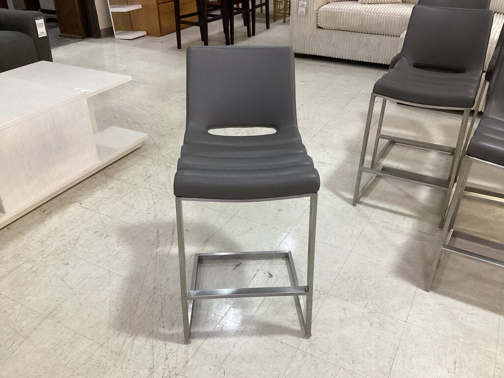 85548 - Counter Height Metal Frame Bar Stool 16x17x38