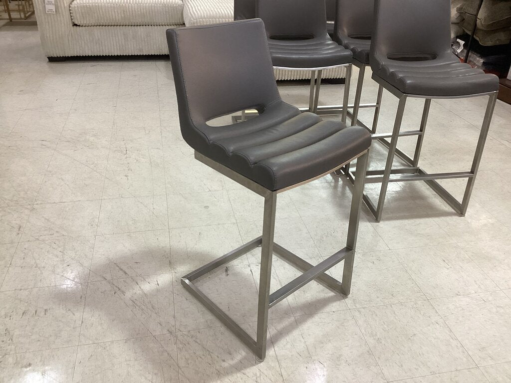 85548 - Counter Height Metal Frame Bar Stool 16x17x38