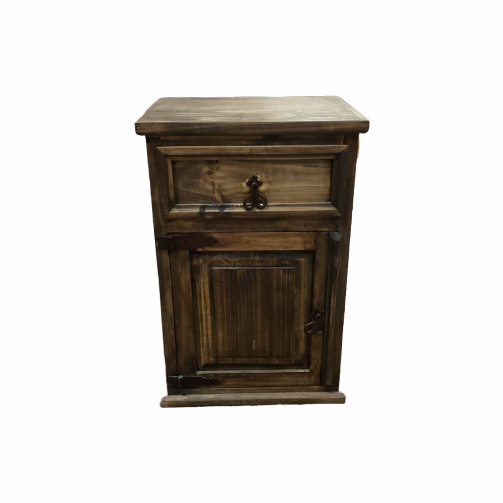 85545 - Rustic Wood Nightstand / Side Table 19x15x28