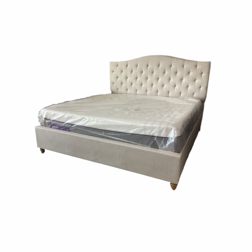 Diamond Tufted NEW King Platform Bed Frame 78x84x56 (CF9261)