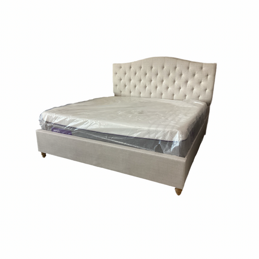 Diamond Tufted NEW King Platform Bed Frame 78x84x56 (CF9261)
