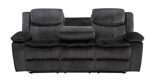 Silverado Gray NEW Motion Sofa 85x34x40 (660020)
