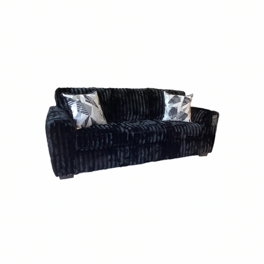 Lush Black NEW Sofa 90x38x38 (7603)