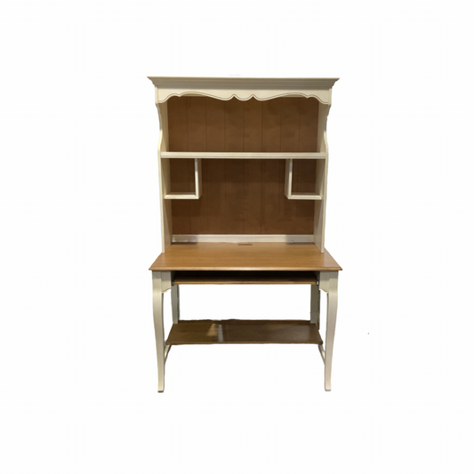 85553 Ethan Allen Country French Desk w/Hutch 42x24x70