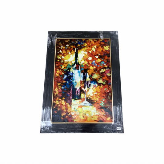 85478 (8535-9) Wine For Emotions Framed Painting 32x44