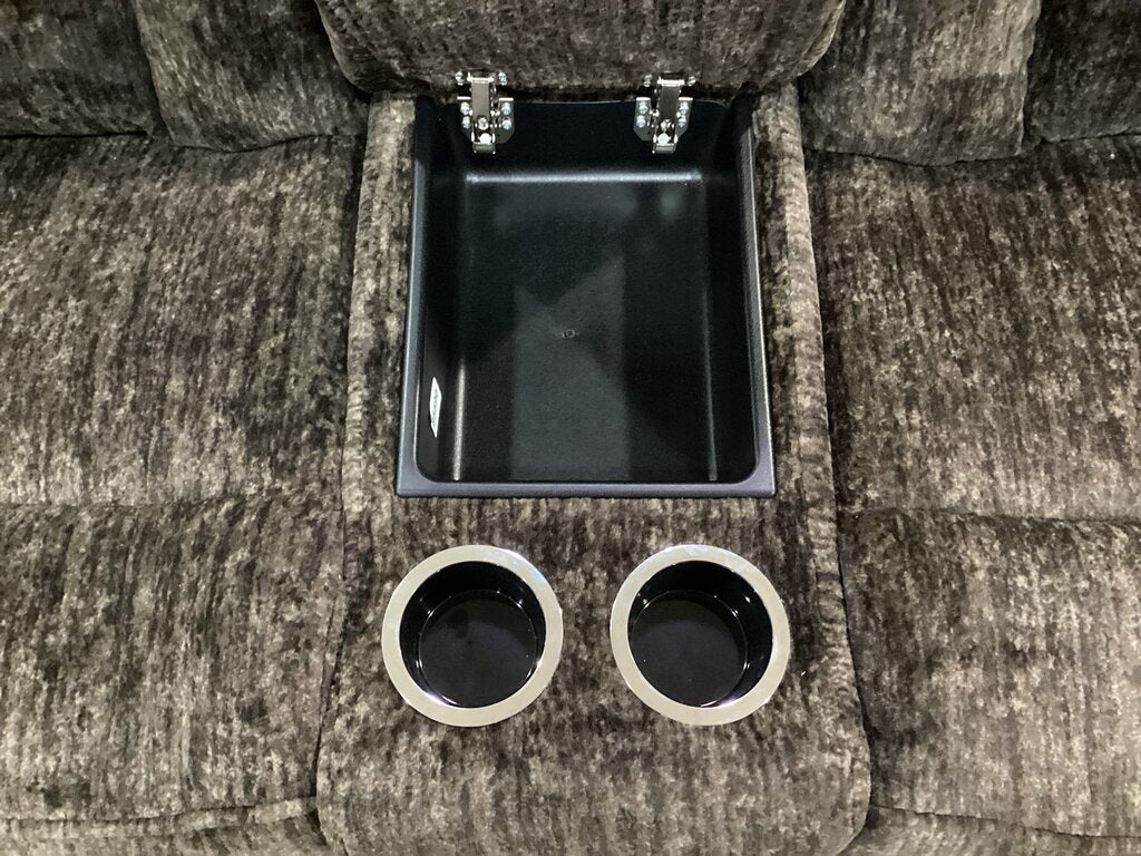 85590 - Ashley Soundwave Chocolate Reclining Loveseat 74x36x42