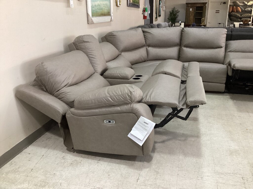 85606 - Ashley Brannigan 6pc Power Reclining Sectional 125x112x42