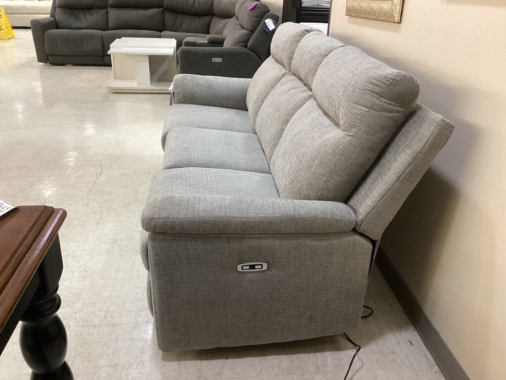 85607 - Ashley Barnsana Ash Power Reclining Sofa 84x36x39