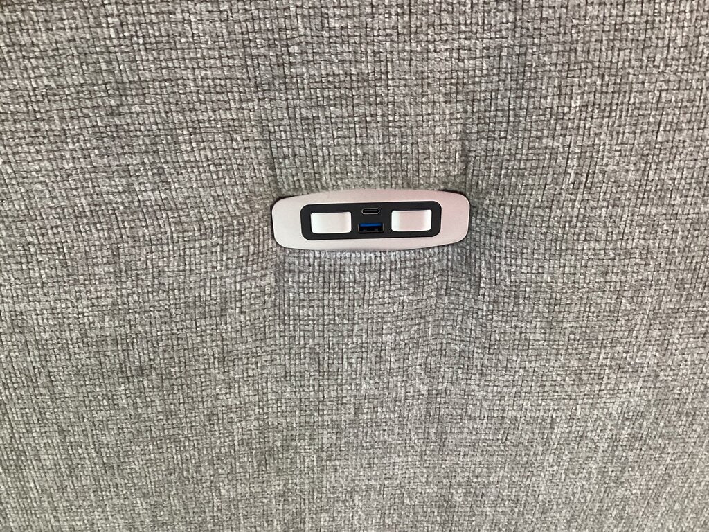 85607 - Ashley Barnsana Ash Power Reclining Sofa 84x36x39