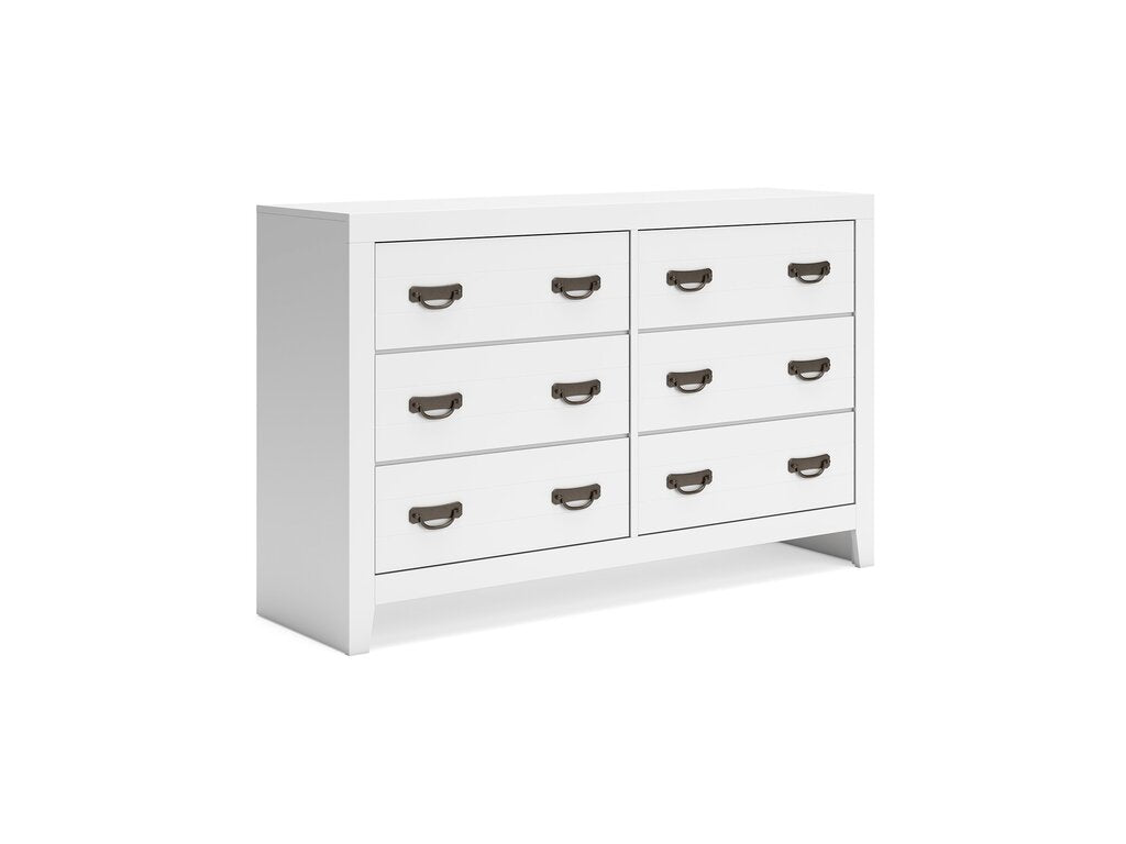 85608 - Ashley Binterglen White Dresser 58x17x36