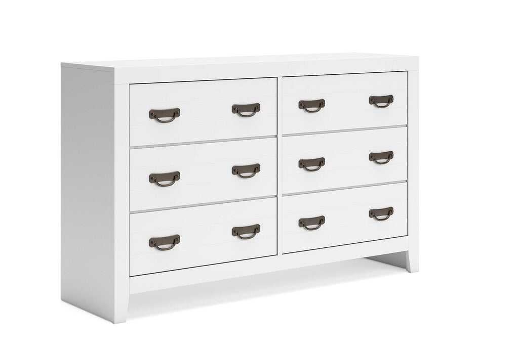 85608 - Ashley Binterglen White Dresser 58x17x36