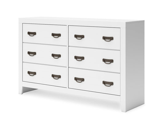 85608 - Ashley Binterglen White Dresser 58x17x36