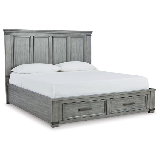 85625 - Ashley Russelyn King Storage Platform Bed Frame 81x86x60