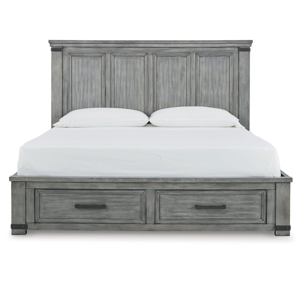 85625 - Ashley Russelyn King Storage Platform Bed Frame 81x86x60