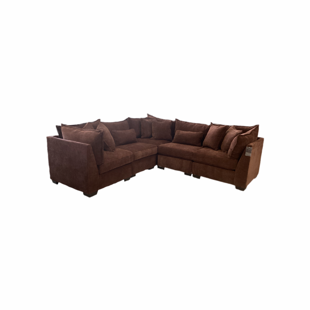 Dino Rust New 5pc Sectional 109x109x40 (85024-4351/4353)
