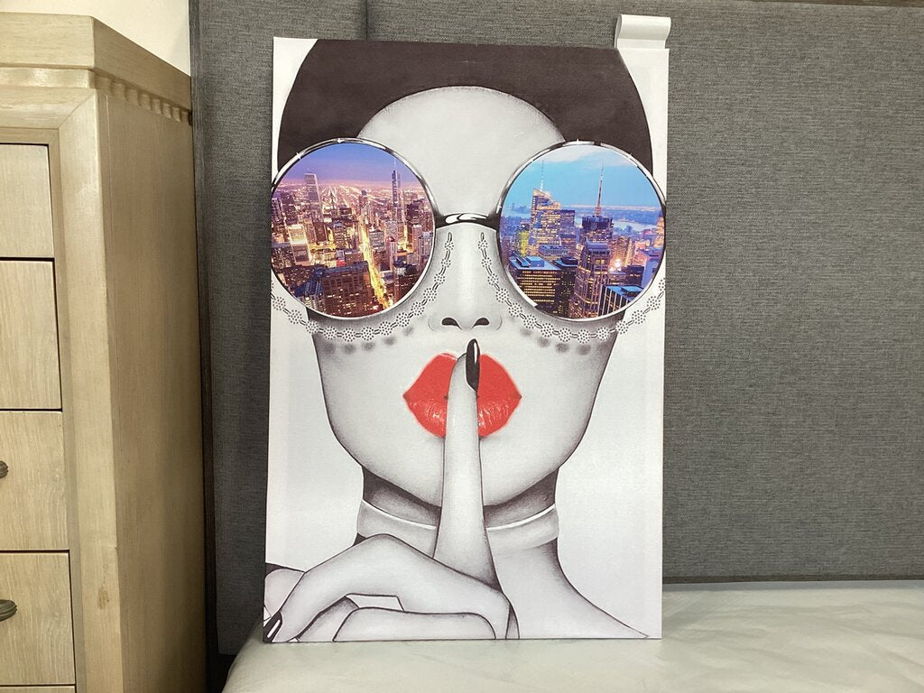 85644 (8524-30) Fashion Woman Canvas Art 24x36