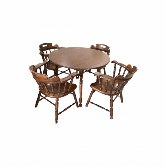 85651 Tell City Maple 5pc Drop Leaf Dining Set 41x41-56x30
