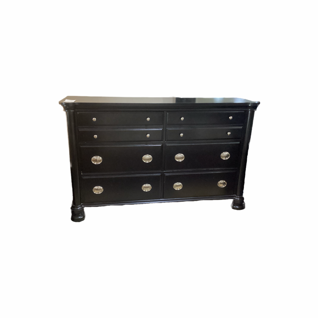 85562 - Klaussner Black Dresser 64x19x42