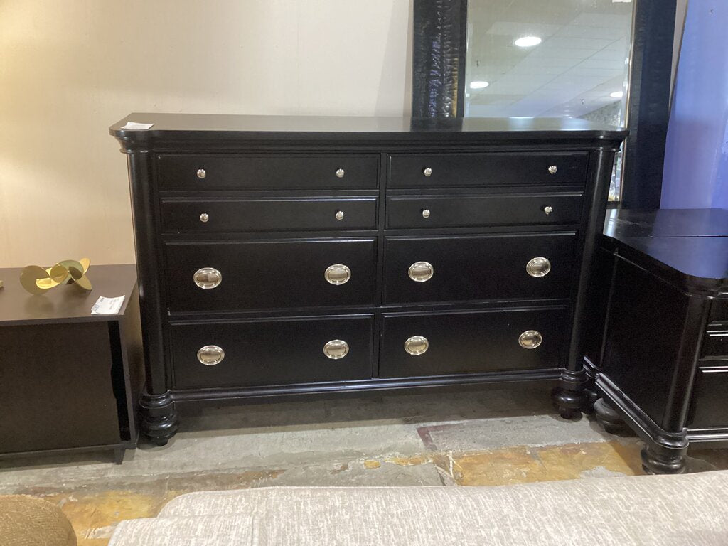 85562 - Klaussner Black Dresser 64x19x42