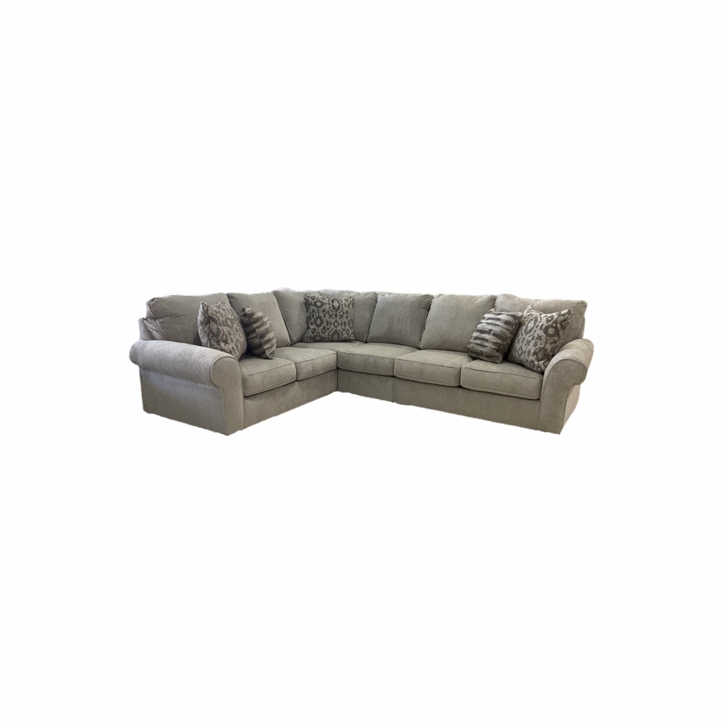 85676 - Ashley Claireah Umber 3pc Sectional 119x93x40