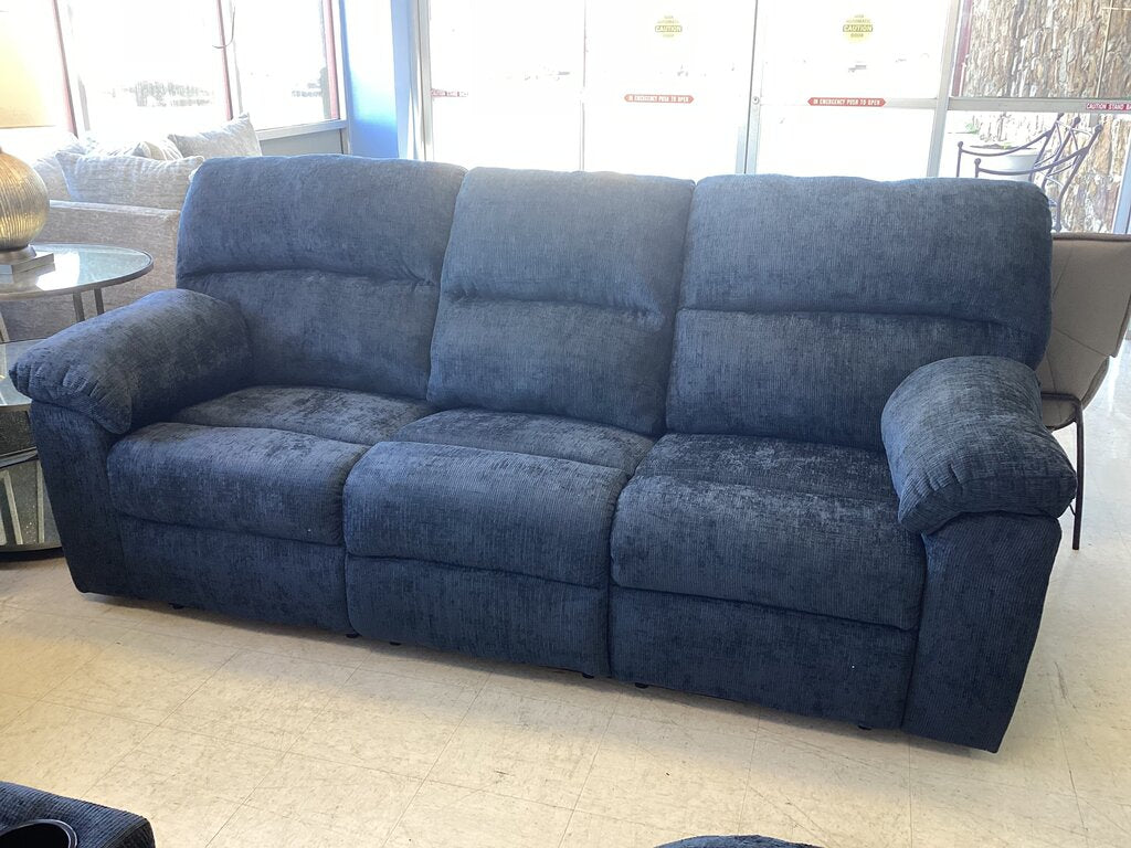 Wow Navy NEW Reclining Sofa 89x34x41 (1403)