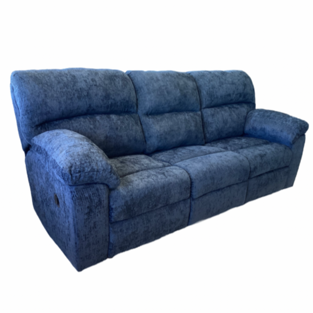 Wow Navy NEW Reclining Sofa 89x34x41 (1403)