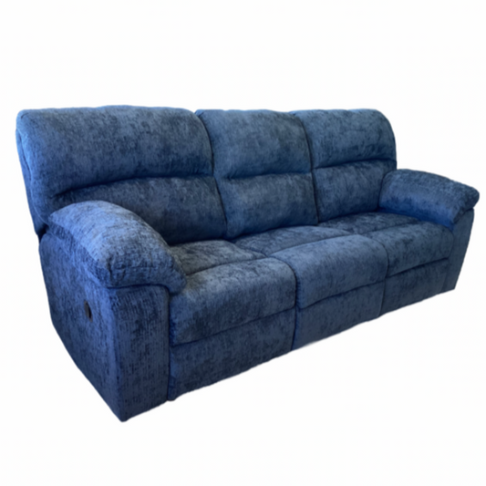 Wow Navy NEW Reclining Sofa 89x34x41 (1403)
