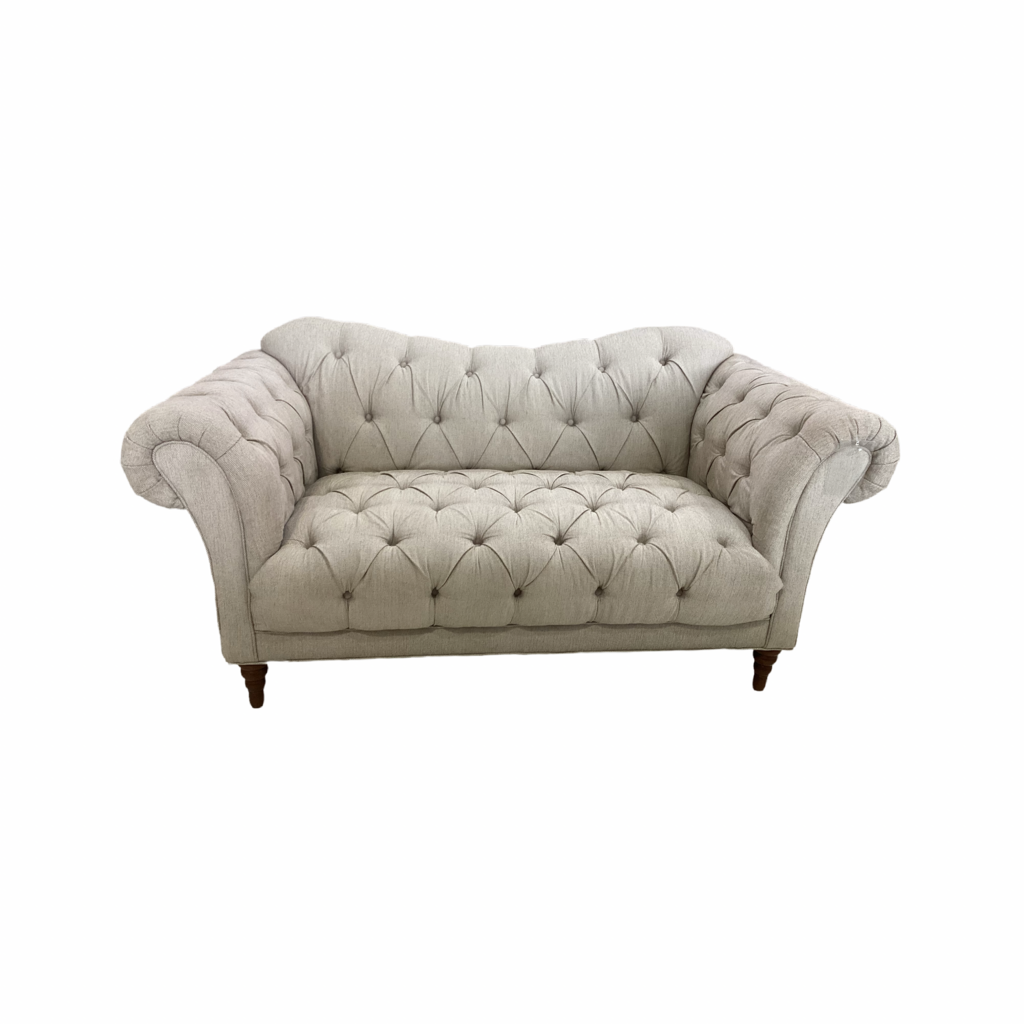 85679 Chesterfield Button Tufted Loveseat 69x36x34