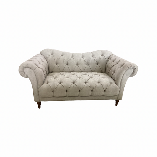 85679 Chesterfield Button Tufted Loveseat 69x36x34