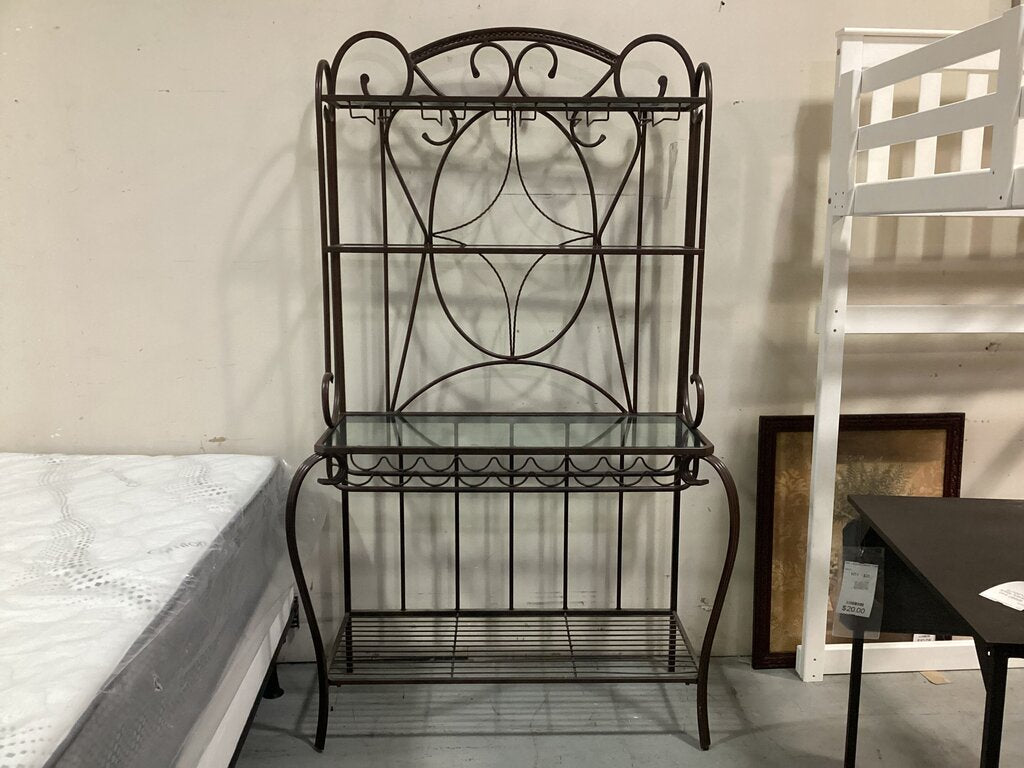 85687 - Iron Bakers Rack 44x20x75