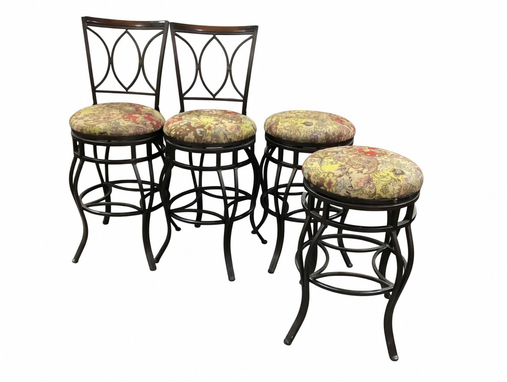 85694 - Set of 4 Counter Height Swivel Stools 18x29/45