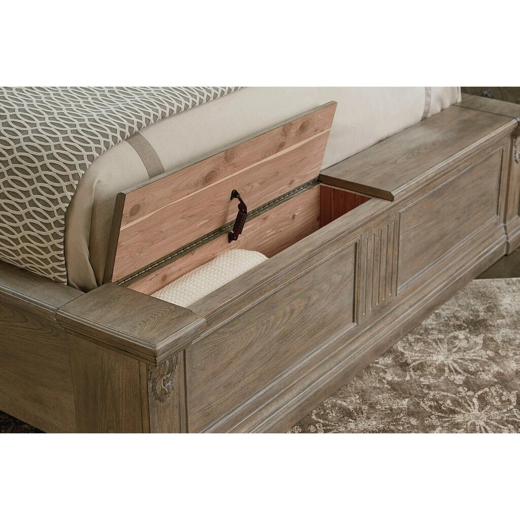 85710 - A.R.T. Chambers Arch Salvage Queen Bed Frame 71x96x82